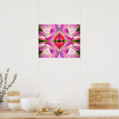 Poster FLEUVE PURPLE - Art Fractal - (Cuisine)