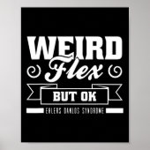 Poster Flex Mais Ok Ehlers Danlos Black White Zebra Stri (Devant)