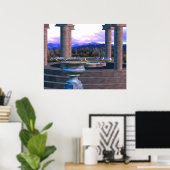 Poster Flexibilité sur le vase 1b en marbre (Bureau à domicile)