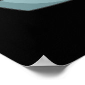 Poster Fliastic Funny Pancake Pun Dark BG (Coin)