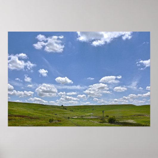 Poster Flint Hills Ranch, Kansas (Devant)