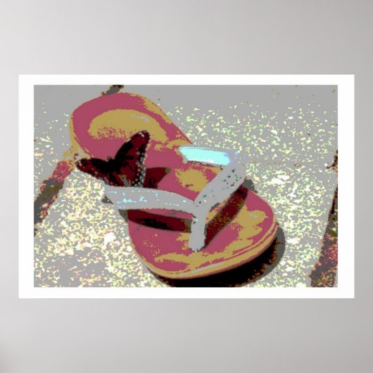 Poster Flip Flop et Butterfly (Devant)