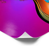 Poster Flo Queen Rainbow Cute Cheveux Black Melanin Afro (Coin)