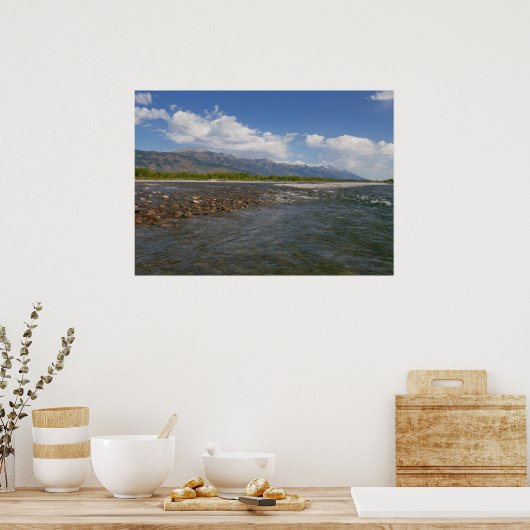 Poster Floating Down the Snake River II (Cuisine)