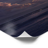 Poster Floating Fantasy Castle Cloud Beams Glow (Coin)