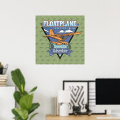 Poster Floatplane Aviation Adventure (Bureau à domicile)
