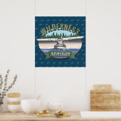 Poster Floatplane Aviation Wilderness Adventure (Cuisine)