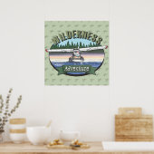 Poster Floatplane Aviation Wilderness Adventure (Cuisine)