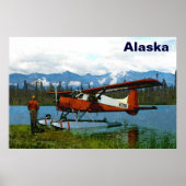 Poster Floatplane De Havilland Beaver (Devant)