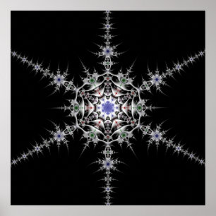 Poster Flocon de neige