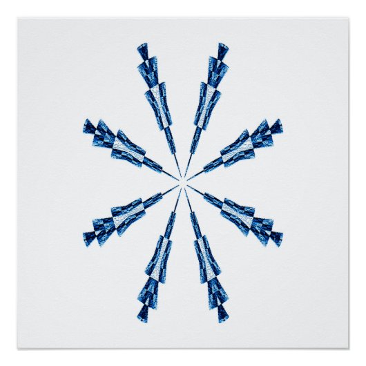 Poster Flocon de neige... (Devant)