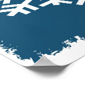 Poster Flocon de neige (Coin)