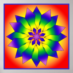 Poster Flocon de neige 4444