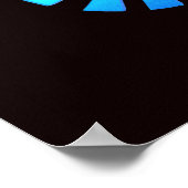 Poster Flocon de neige cristal (Coin)