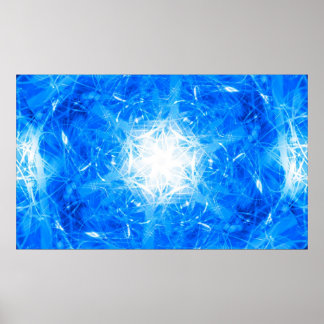 Poster Flocon de neige électrique