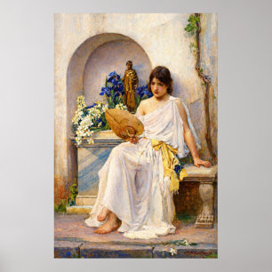 Poster Flora par John William Waterhouse