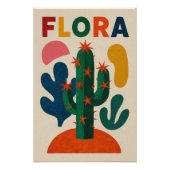 Poster FLORA – Une explosion botanique en couleurs (Devant)
