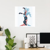 Poster Floraison d'arbre (Bureau à domicile)
