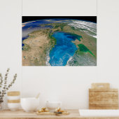 Poster Floraison De Phytoplancton Bleu En Mer Noire (Cuisine)