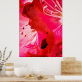 Poster Floraison de Rhododendron (Cuisine)