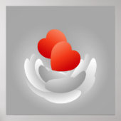 Poster floraison des coeurs (Devant)