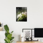 Poster floraisons de pomme #2, focale noir et blanc (Bureau à domicile)