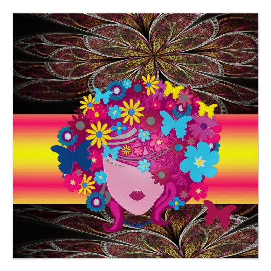 Poster floral (Devant)