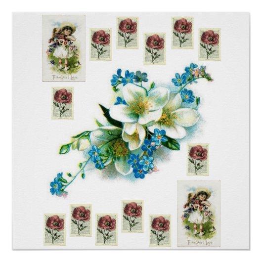 Poster floral (Devant)