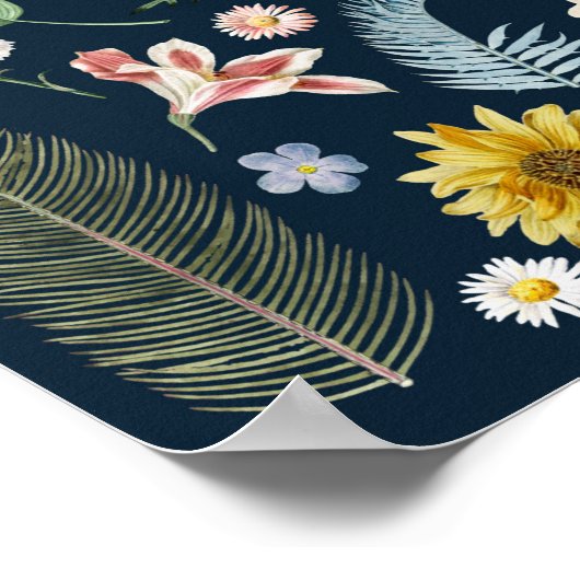 Poster Floral (Coin)