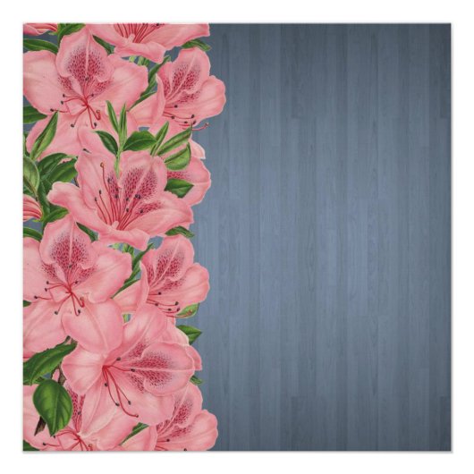 Poster floral (Devant)