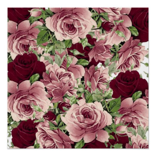 Poster floral (Devant)