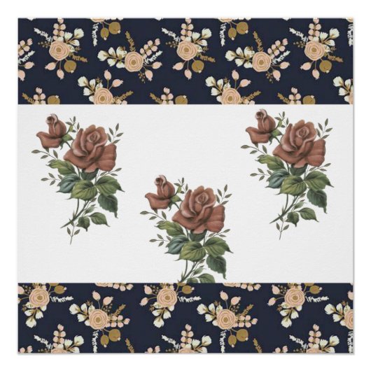 Poster floral (Devant)