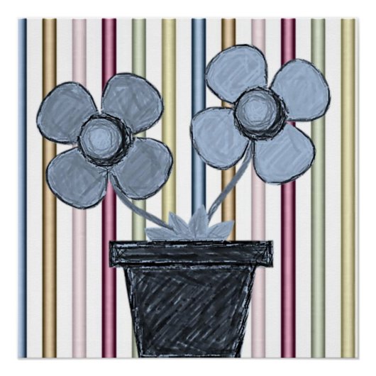 Poster floral (Devant)