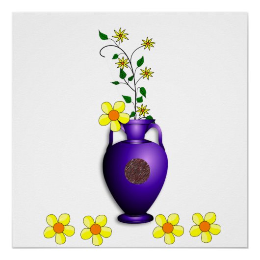 Poster floral (Devant)
