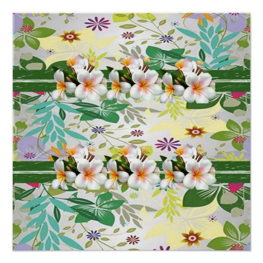 Poster floral (Devant)