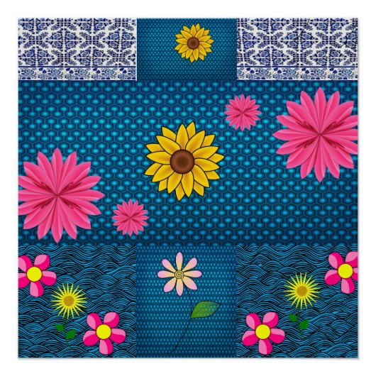 Poster floral (Devant)