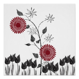 Poster floral