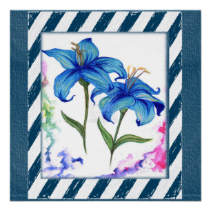 Poster floral