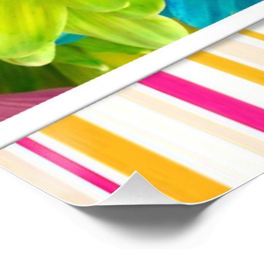 Poster floral (Coin)