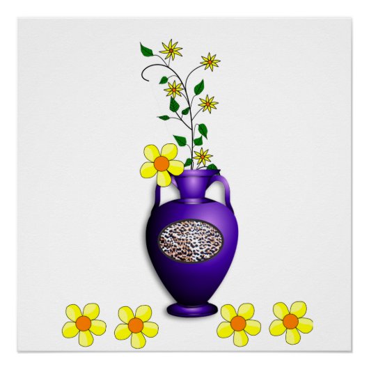 Poster floral (Devant)