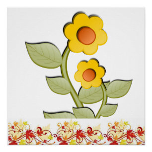 Poster floral