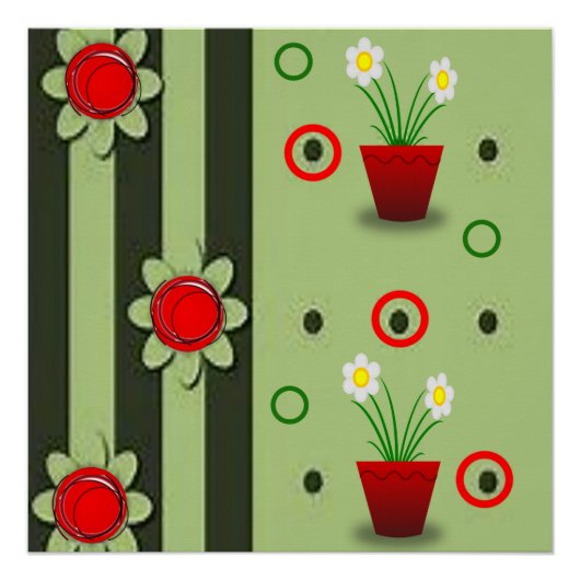Poster floral (Devant)