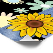 Poster floral (Coin)