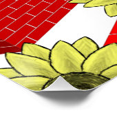 Poster floral (Coin)