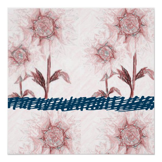 Poster floral (Devant)