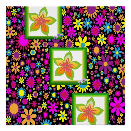 Poster floral (Devant)