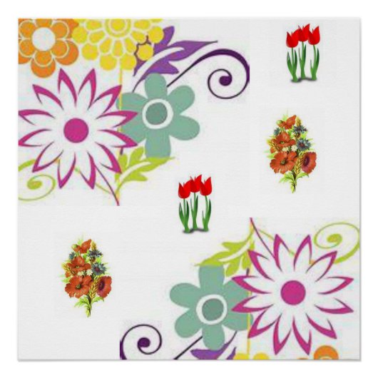 Poster floral (Devant)