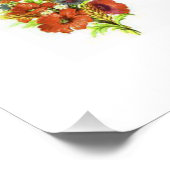 Poster floral (Coin)