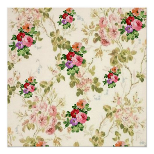 Poster floral (Devant)