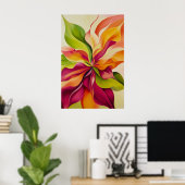 Poster Floral 1376 (Bureau à domicile)